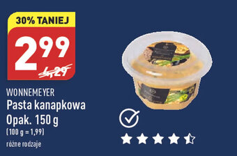 ALDI Wonnemeyer Pasta kanapkowa 150 g oferta