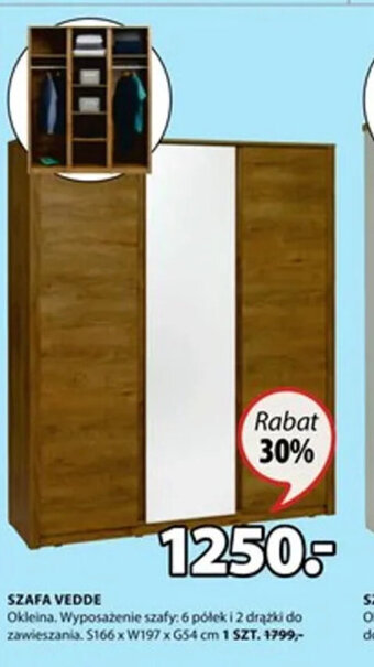 JYSK Szafa Vedde oferta