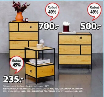 JYSK Stolik nocny Trappedal oferta