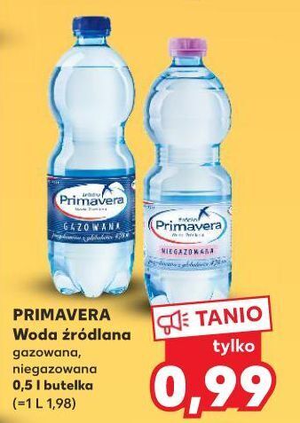 Kaufland Woda niegazowana primavera oferta