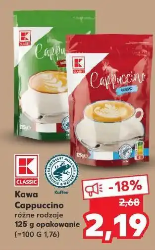 Kaufland Cappuccino orzechowe k-classic oferta