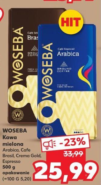 Kaufland Kawa woseba crema gold oferta