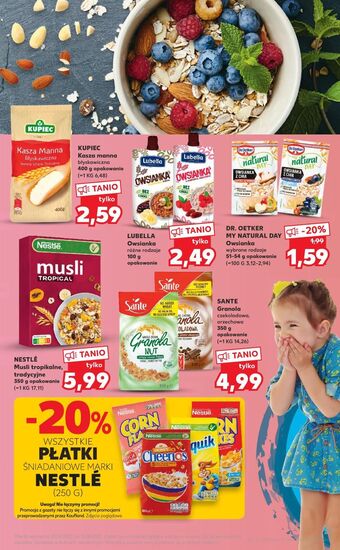 Kaufland Kasza manna błyskawiczna kupiec oferta