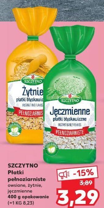 Kaufland Płatki pełnoziarniste owsiane szczytno oferta