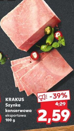 Kaufland Szynka konserwowa krakus animex oferta