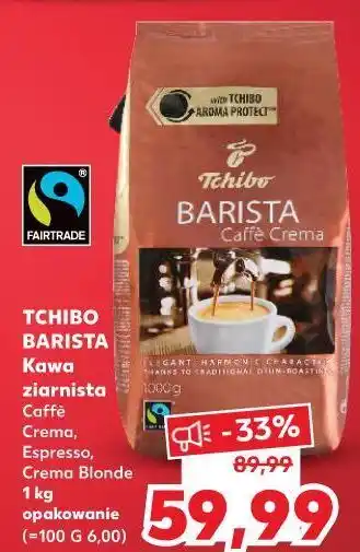 Kaufland Kawa caffe crema blonde tchibo barista oferta