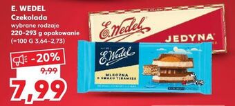 Kaufland Czekolada e. wedel jedyna oferta