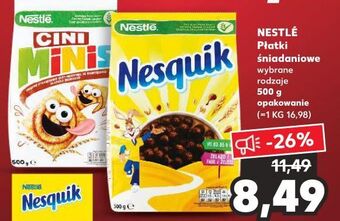 Kaufland Płatki śniadaniowe nesquik oferta