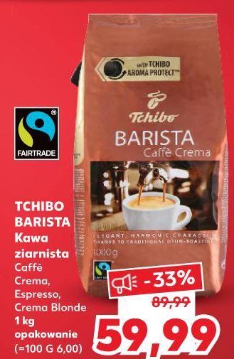 Kaufland Kawa tchibo barista caffe crema oferta