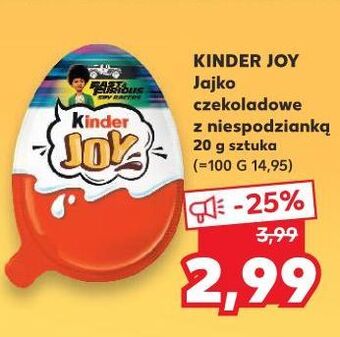 Kaufland Jajko niespodzianka fast & furious kinder joy oferta
