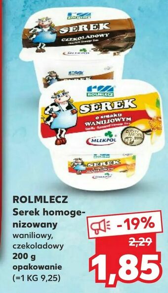 Kaufland ROLMLECZ Serek homogenizowany oferta