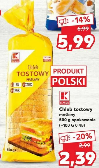 Kaufland Chleb tostowy oferta