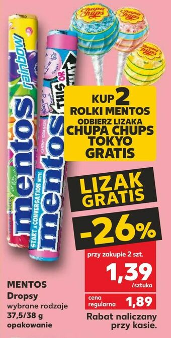 Kaufland MENTOS Dropsy oferta