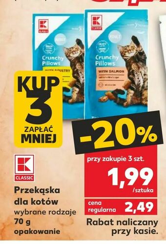 Kaufland Przekąska dla kotów oferta
