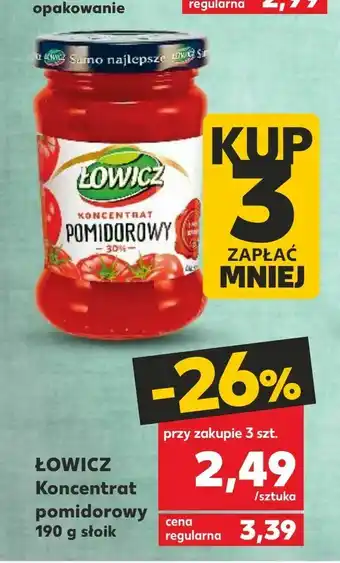 Kaufland ŁOWICZ Koncentrat pomidorowy oferta