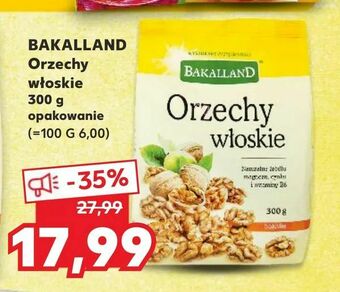 Kaufland BAKALLAND Orzechy włoskie oferta