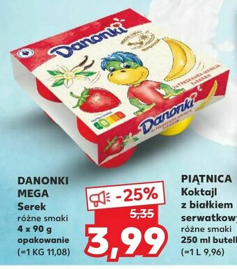 Kaufland DANONKI MEGA Serek oferta