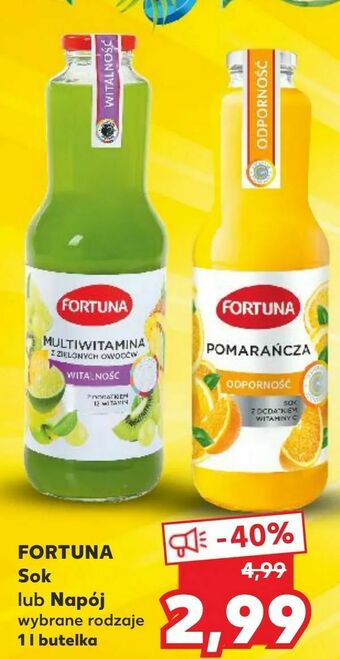 Kaufland FORTUNA Sok lub Napój oferta