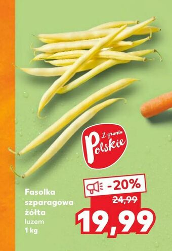 Kaufland Fasolka szparagowa żółta oferta