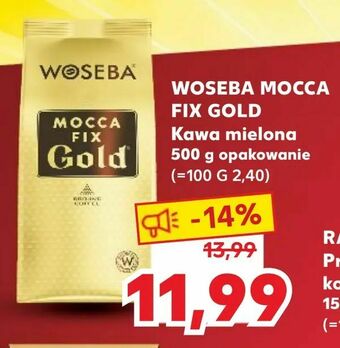 Kaufland WOSEBA MOCCA FIX GOLD Kawa mielona oferta