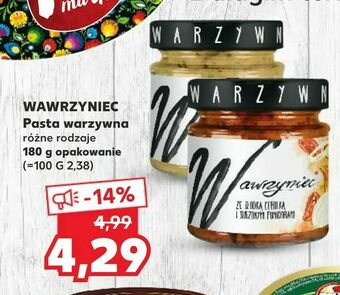 Kaufland WAWRZYNIEC Pasta warzywna oferta