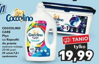 Kaufland COCCOLINO CARE Płyn lub Kapsułki do prania oferta