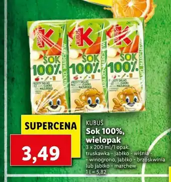 Lidl Sok 100%, wielopak oferta