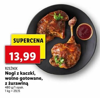 Lidl Nogi z kaczki, wolno gotowane, z żurawiną oferta