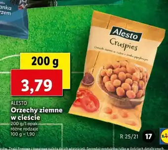 Lidl Orzechy ziemne w cieście oferta