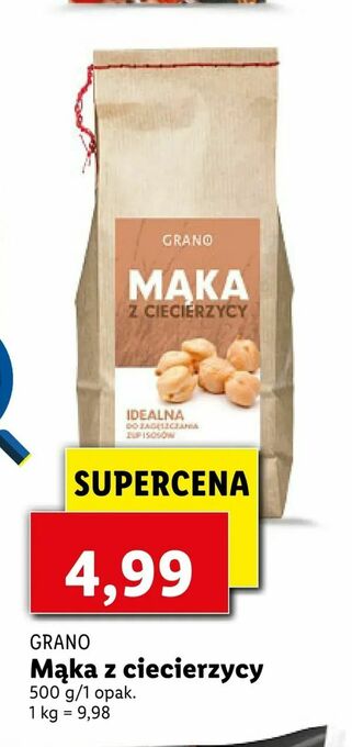 Lidl Mąka z ciecierzycy oferta
