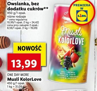 Lidl Musli KolorLove oferta