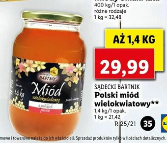 Lidl Polski miód wielokwiatowy oferta