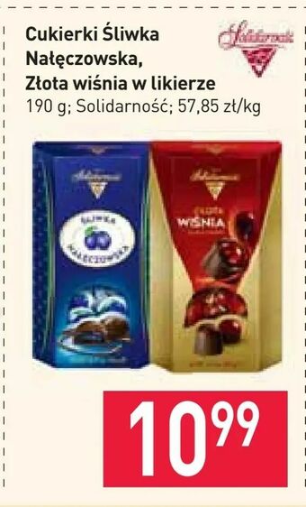 Stokrotka Cukierki Śliwka Nałęczowska, Złota wiśnia w likierze oferta