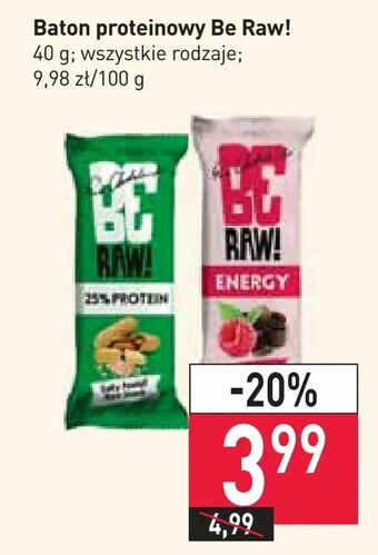 Stokrotka Baton proteinowy Be Raw! oferta
