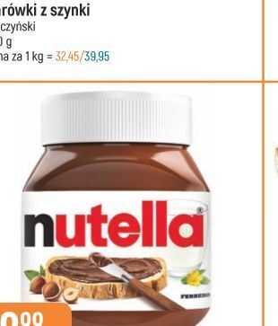 E.Leclerc Krem czekoladowo-orzechowy nutella oferta