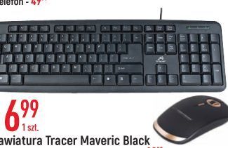 E.Leclerc Klawiatura maverick black usb tracer oferta