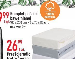 E.Leclerc Prześcieradło frotte 180 x 200 cm oferta