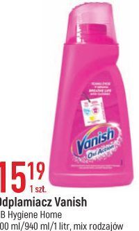 E.Leclerc Odplamiacz w płynie vanish oxi action oferta