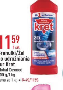E.Leclerc Żel do udrożniania rur kret oferta