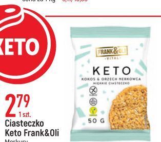 E.Leclerc Ciasteczko keto kokos & orzechy nerkowca frank&oli oferta