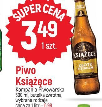 E.Leclerc Piwo książęce złote pszeniczne oferta