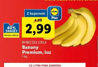 Lidl Banany 1 KG oferta