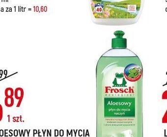 E.Leclerc Płyn do mycia naczyń aloesowy frosch oferta