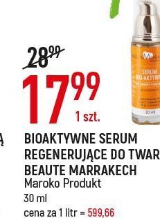 E.Leclerc Serum do twarzy bio active regenerujące beaute marrakech oferta