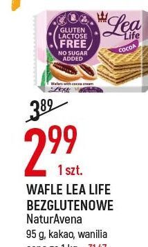 E.Leclerc Wafle kakowe lea life oferta