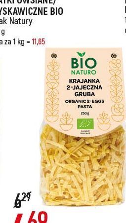E.Leclerc Makaron krajanka 2-jajeczna gruba bionaturo oferta