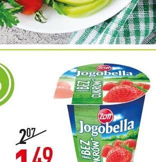 E.Leclerc Jogurt truskawkowy bez dodatku cukrów zott jogobella oferta
