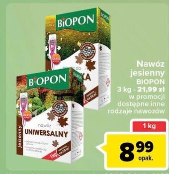 Carrefour Nawóz jesienny uniwersalny biopon oferta