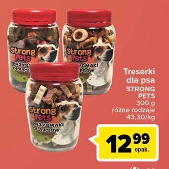 Carrefour Przysmaki dla psa treserki strong pets oferta