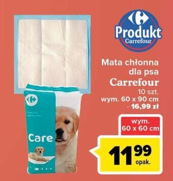 Carrefour Mata chłonna dla zwierząt 60 x cm carrefour oferta